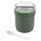 Artikelbild 1 für FACKELMANN Speisebehälter Müsli To Go grün/weiß 0,5 l, 1 St., Artikelnummer 584207