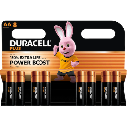 Artikelbild für DURACELL Batterien PLUS Alkali-Mangan Mignon AA 1,5 V, 8 St., Artikelnummer 688509