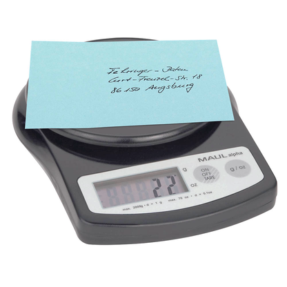 Artikelbild für MAUL Briefwaage MAULalpha schwarz für max. 2,0 kg, Artikelnummer 237388