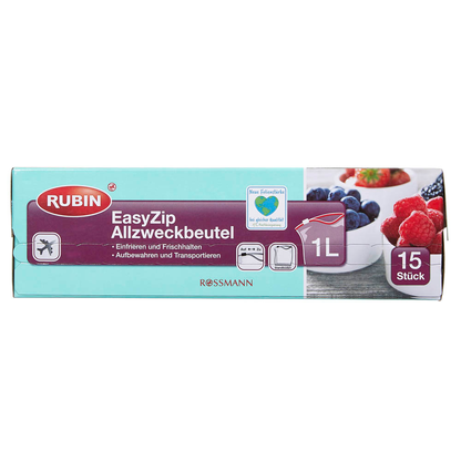 Artikelbild 3 für RUBIN Gefrierbeutel 1,0 l, 15 St., Artikelnummer 534713