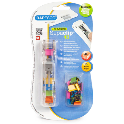 Artikelbild 3 für RAPESCO® Supaclip-Spender farbsortiert 1,6 cm, 1 St., Artikelnummer 700643