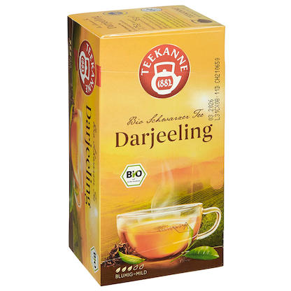 Artikelbild 5 für TEEKANNE Bio Schwarzer Tee Darjeeling Bio-Tee 20 Portionen, Artikelnummer 778512