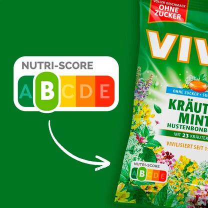 Artikelbild 2 für VIVIL® Kräuter-Mint Bonbons 33 St./ 120,0 g, Artikelnummer 149631