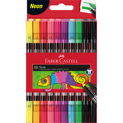 Artikelbild für FABER-CASTELL Neon Filzstifte farbsortiert, 10 St., Artikelnummer 301447