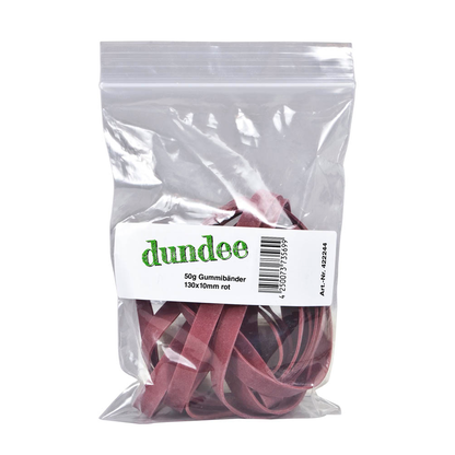 Artikelbild für dundee Gummibänder rot 1,0 cm, Ø 13,0 cm, 50,0 g, Artikelnummer 422244