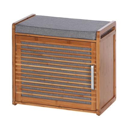 Artikelbild 2 für WENKO Schuhschrank Bahari, 62218100 braun, grau 2 Fachböden 50,0 x 33,0 x 45,0 cm, Artikelnummer 530826