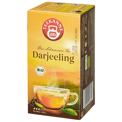 Artikelbild 2 für TEEKANNE Bio Schwarzer Tee Darjeeling Bio-Tee 20 Portionen, Artikelnummer 778512
