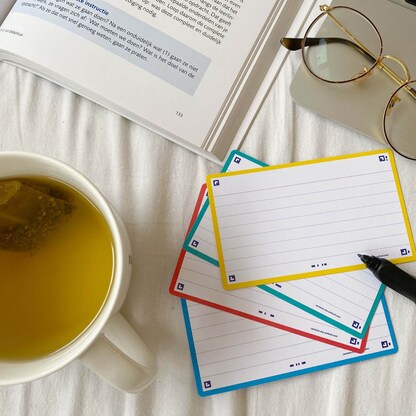 Artikelbild 7 für OXFORD Karteikarten FLASH 2.0 DIN A7 gelb, rot, türkis, mint liniert, 80 St., Artikelnummer 371619