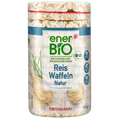 Artikelbild für enerBiO Bio Natur Reiswaffeln 100,0 g, 1 St., Artikelnummer 639937