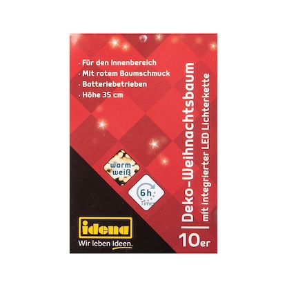Artikelbild 4 für Idena Baum 10 LED Dekoleuchte rot, 1 St., Artikelnummer 105169