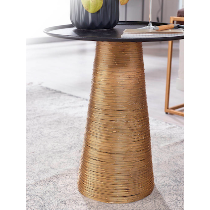 Artikelbild 6 für WOHNLING Beistelltisch rund Eisen gold 40,0 x 40,0 x 45,0 cm, 1 St., Artikelnummer 166369