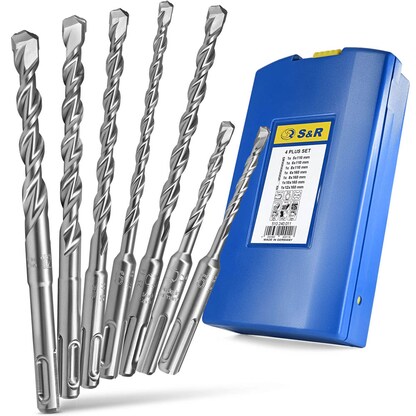 Artikelbild für S&R Hammerbohrer-Set, 7-teilig, Artikelnummer 316228