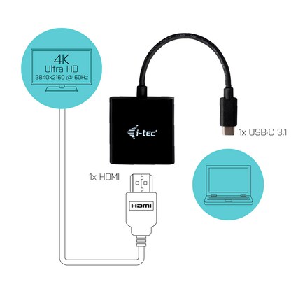 Artikelbild 3 für i-tec® C31HDMI60HZP USB C/HDMI Adapter, Artikelnummer 662367