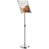 Artikelbild 1 für SPRINTIS Infoständer ELEVATE silber DIN A3 29,7 x 42,0 x 65,0 - 100,0 cm, 1 St., Artikelnummer 730178