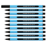 Artikelbild 1 für Schneider Kugelschreiber Slider Edge hellblau/schwarz, Schreibfarbe: schwarz, 10 St., Artikelnummer 567925