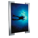 Artikelbild 1 für Kerkmann Plakathalter Look alu DIN A3 37,7 x 2,0 x 50,0 cm, 1 St., Artikelnummer 531053