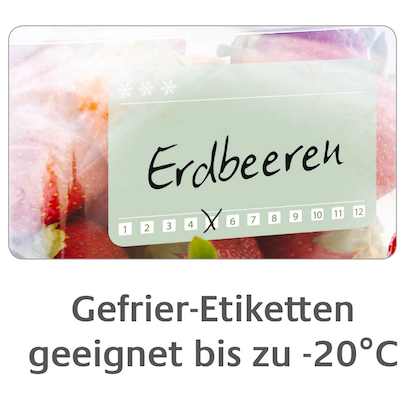 Artikelbild 3 für AVERY Zweckform Tiefkühletiketten 56822 Eiskristalle 58,0 x 38,0 mm, 50 Etiketten, Artikelnummer 102291
