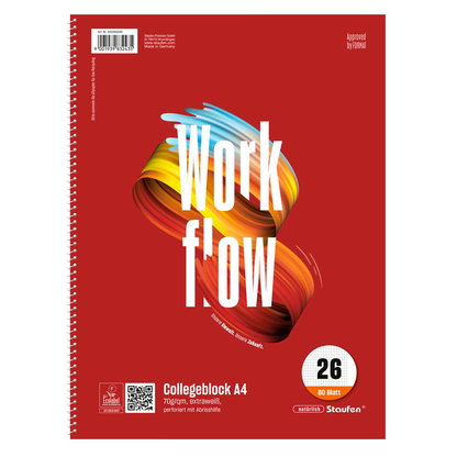 Artikelbild für Staufen® Collegeblock Style kariert DIN A4 Außenrand, 1 St., Artikelnummer 453128