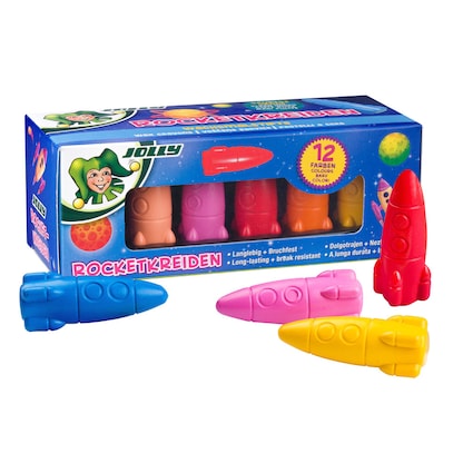 Artikelbild 3 für JOLLY Rocket Wachsmalstifte farbsortiert, 12 St., Artikelnummer 609749