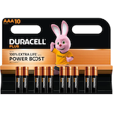 Artikelbild 1 für DURACELL Batterien PLUS Alkali-Mangan Micro AAA 1,5 V, 10 St., Artikelnummer 688537