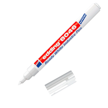 Artikelbild 2 für edding Ready 8046 Industriemarker weiß 1,0 - 3,0 mm, 1 St., Artikelnummer 347516