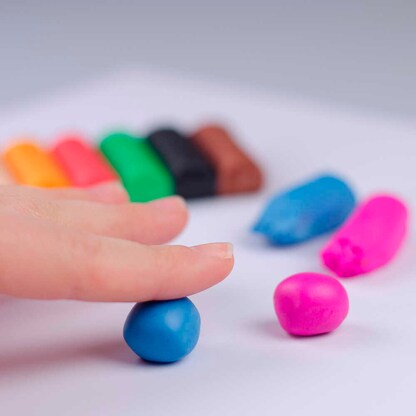 Artikelbild 4 für Kores® Knete Plastilina farbsortiert, 20,0 g, Artikelnummer 766669