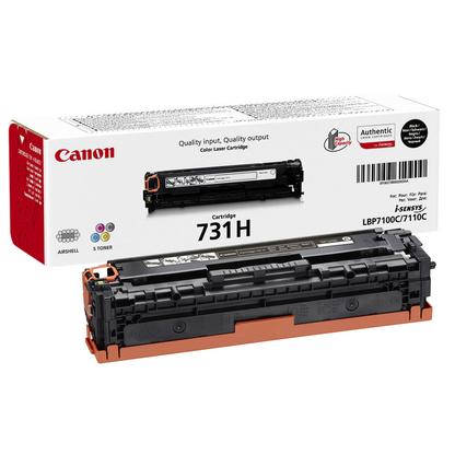 Artikelbild für Canon 731H BK schwarz Toner, Artikelnummer 258434