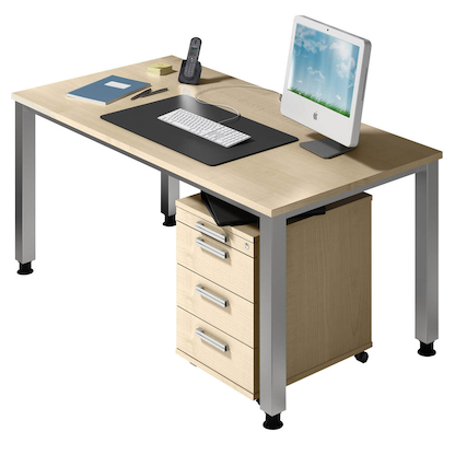 Artikelbild für HAMMERBACHER Akandia Büromöbel-Set ahorn, Artikelnummer 841890