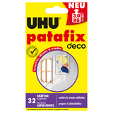 Artikelbild 1 für UHU deco doppelseitige Klebepads für max. 3,0 kg, 1,6 x 1,8 cm, 32 St., Artikelnummer 907860