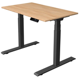 Artikelbild 1 für Kerkmann Move 1 stable elektrisch höhenverstellbarer Schreibtisch eiche hell rechteckig, T-Fuß-Gestell grau 100,0 x 60,0 cm, Artikelnummer 751049