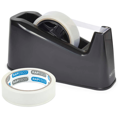 Artikelbild für RAPESCO® Klebefilmabroller schwarz, Artikelnummer 782643