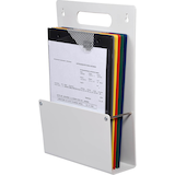 Artikelbild 1 für EICHNER Wandprospekthalter grau DIN A4 27,0 x 8,0 x 39,0 cm, 1 St., Artikelnummer 286258