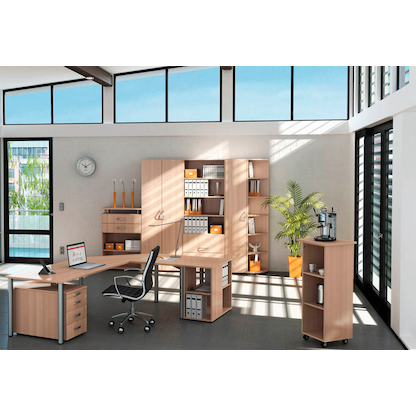 Artikelbild 3 für geramöbel Aktenregal Flex buche 80,0 x 40,0 x 216,0 cm, 1 St., Artikelnummer 879945