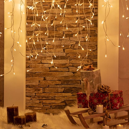 Artikelbild 3 für Idena 400er Eiszapfen LED Lichterkette transparent 10,3 m, 1 St., Artikelnummer 761803