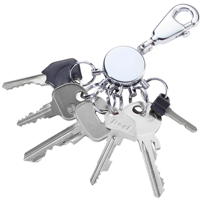 Artikelbild 2 für TROIKA® Schlüsselanhänger PATENT silber, Artikelnummer 666137