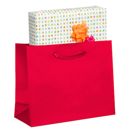 Artikelbild für VP Papier-Tragetaschen rot 25,0 x 20,0 cm, 25 St., Artikelnummer 501395