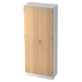 Artikelbild 1 für HAMMERBACHER Aktenschrank 6100, V6100/W/E/SG eiche, weiß 4 Fachböden 80,0 x 42,0 x 200,4 cm, Artikelnummer 867768