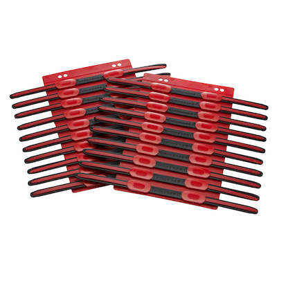 Artikelbild 4 für HASenPfeil ® 1 Heftstreifen für 500 Blatt rot Kunststoff, 20 St., Artikelnummer 398091