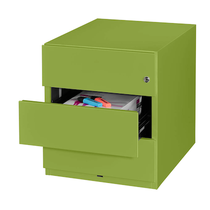 Artikelbild 7 für BISLEY Note Rollcontainer grün 3 Auszüge 42,0 x 56,5 x 49,5 cm, Artikelnummer 877241