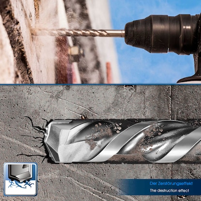 Artikelbild 6 für S&R Hammerbohrer-Set, 7-teilig, Artikelnummer 316228