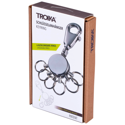 Artikelbild 4 für TROIKA® Schlüsselanhänger PATENT silber, Artikelnummer 666549