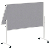Artikelbild 1 für MAUL Moderationswand MAULsolid, klappbar 120,0 x 150,0 cm grau, Artikelnummer 531398