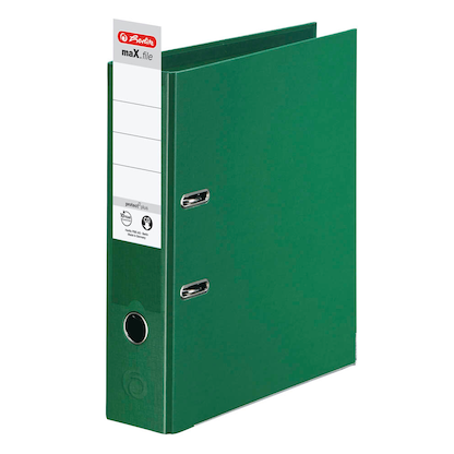Artikelbild für herlitz maX.file protect plus Ordner grün Kunststoff 8,0 cm DIN A4, 1 St., Artikelnummer 138263