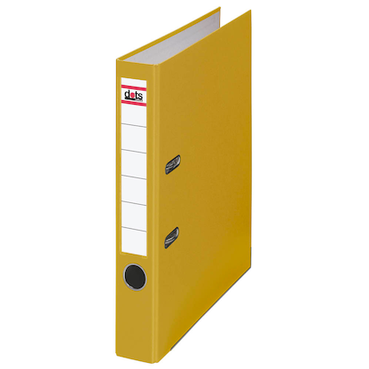 Artikelbild für dots Ordner gelb Kunststoff 5,0 cm DIN A4, 1 St., Artikelnummer 223214