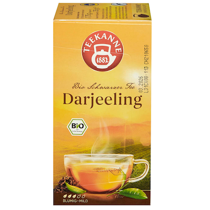 Artikelbild 3 für TEEKANNE Bio Schwarzer Tee Darjeeling Bio-Tee 20 Portionen, Artikelnummer 778512