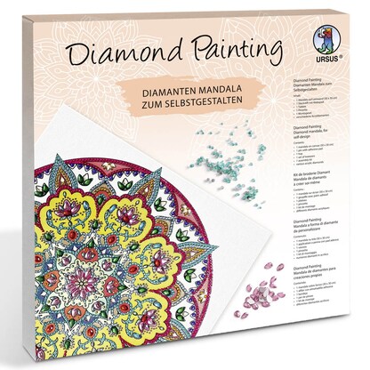 Artikelbild für URSUS® Diamond Painting Mandala mehrfarbig, Artikelnummer 232789