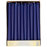 Artikelbild 1 für STARPAK Kerzen dunkelblau, 50 St., Artikelnummer 683237