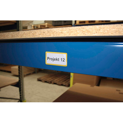 Artikelbild 5 für EICHNER Etikettentaschen gelb 10,0 x 5,8 cm, 50 St., Artikelnummer 701361