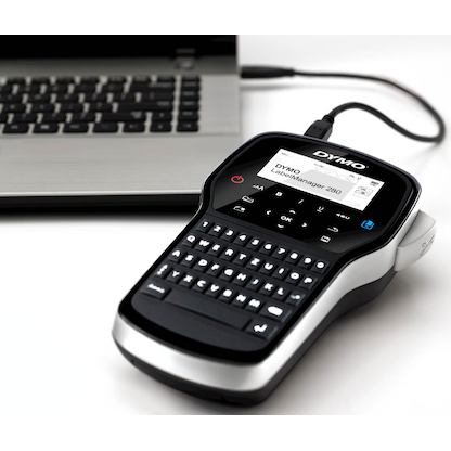 Artikelbild 2 für DYMO LabelManager 280 Set Beschriftungsgerät schwarz, Artikelnummer 106369