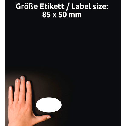 Artikelbild 8 für AVERY Zweckform Namensetiketten J4882-20 weiß 85,0 x 50,0 mm, 20 Blatt, Artikelnummer 255584